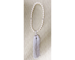 【山形市K様】ネックレスを珠数に仕立て直し、上品さを感じる珠数になりました。