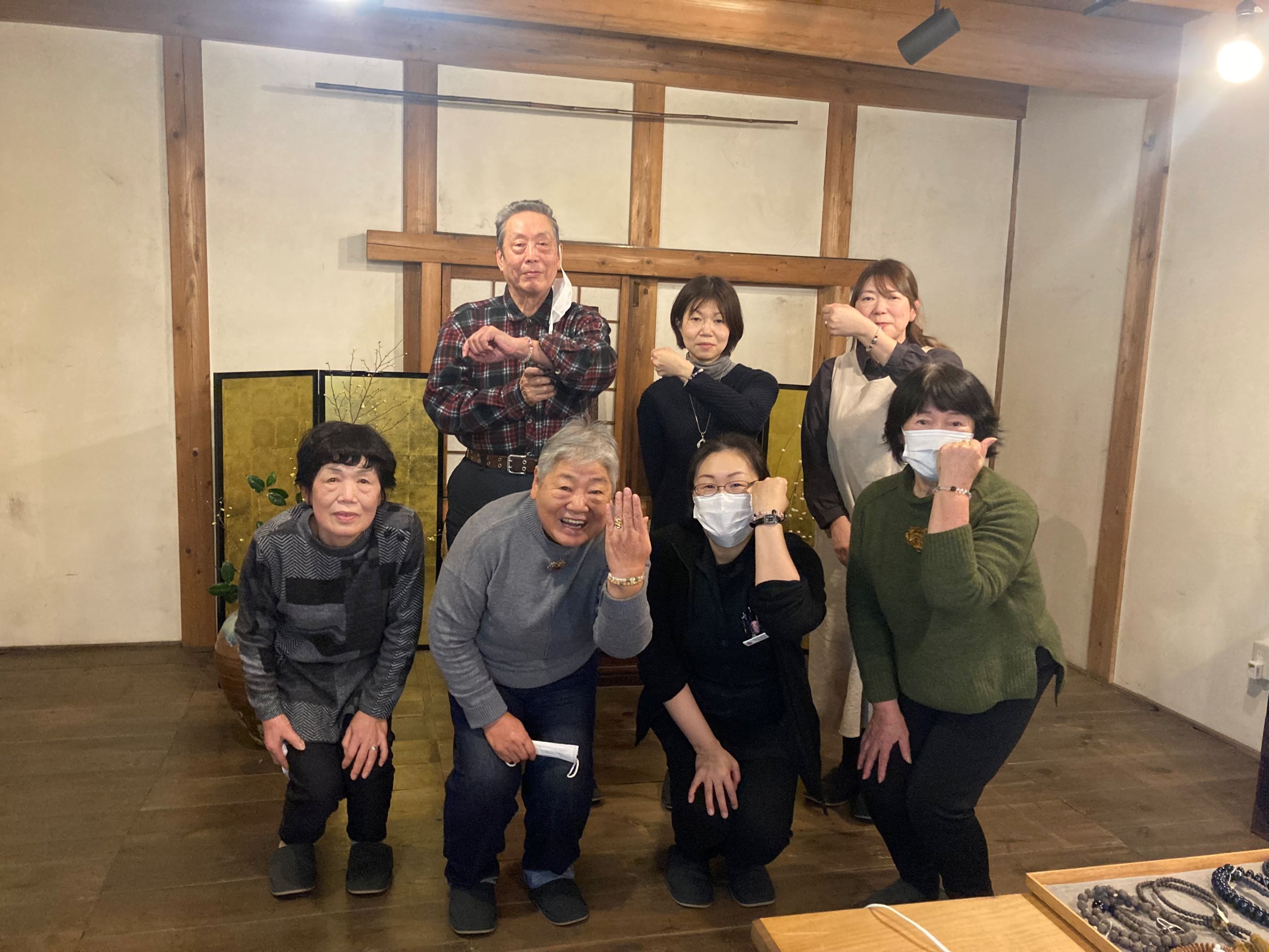 長門屋ワークショップ腕輪珠数づくり講座