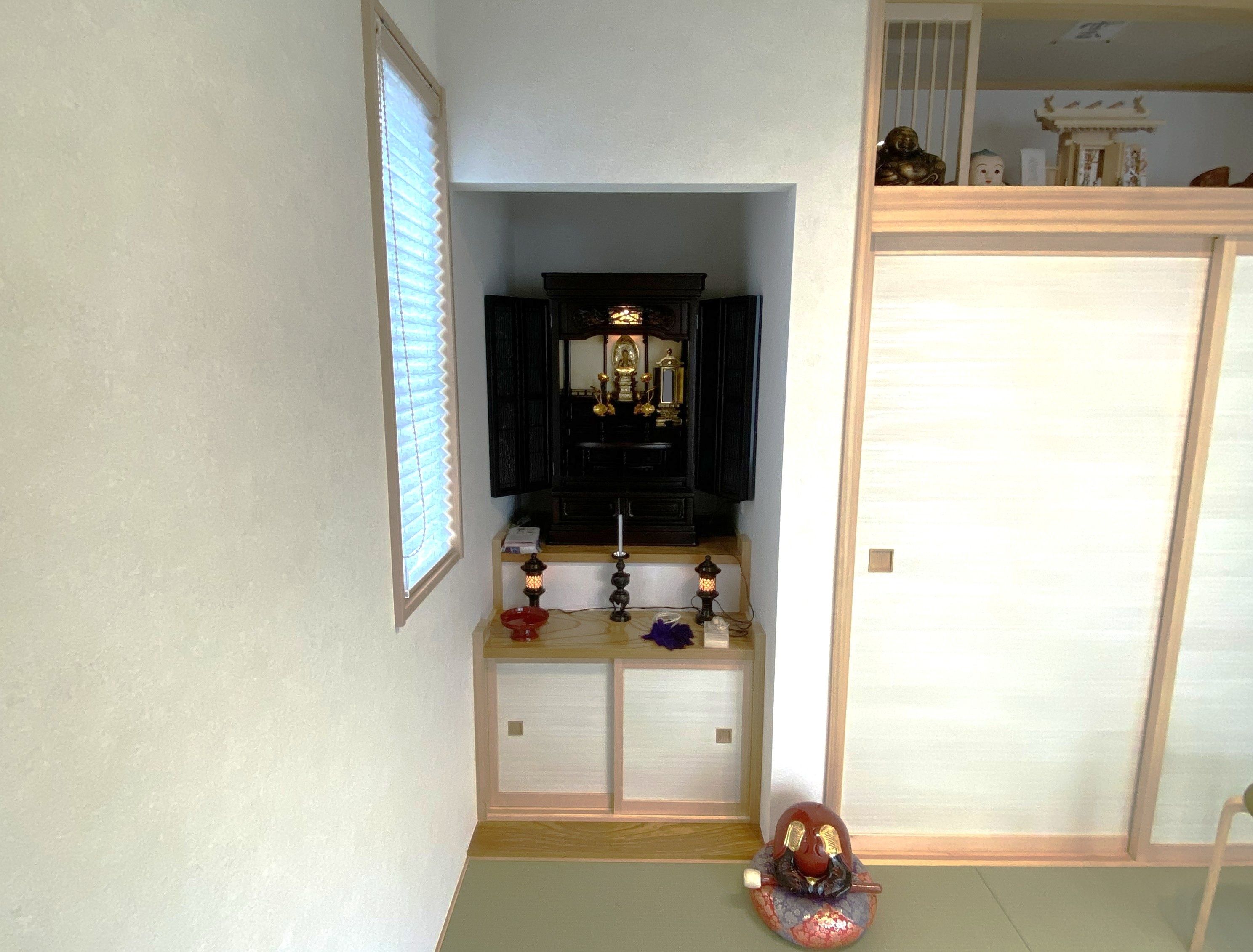 【山形市T様】自宅建て替えに伴うお仏壇の買い替え。修理・掃除をしたご本尊と仏具と共に新居へおさまりました。